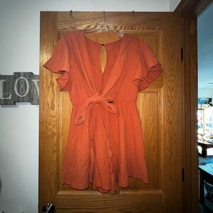 SHEIN Vibrant Orange romper